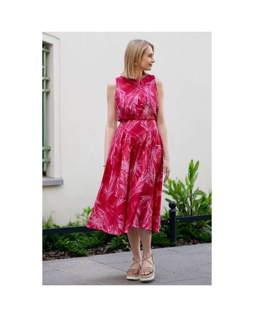 Oh!Zuza Pink Rose Echo Viscose Top Wide Straps