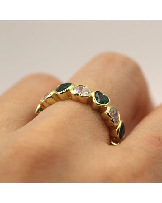 VicStoneNYC Fine Jewelry Yellow Heart Vermeil Ring
