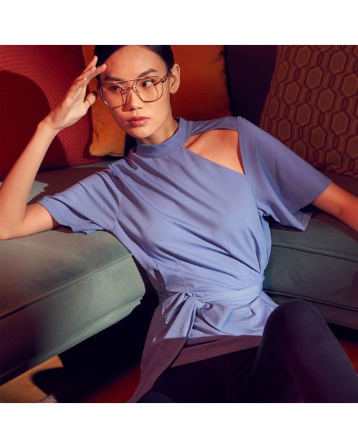 Emma Wallace Blue Cheryl Top