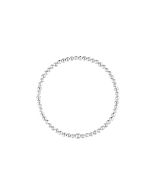 Olivia Le Metallic 3Mm Sterling Bubble Bead Bracelet
