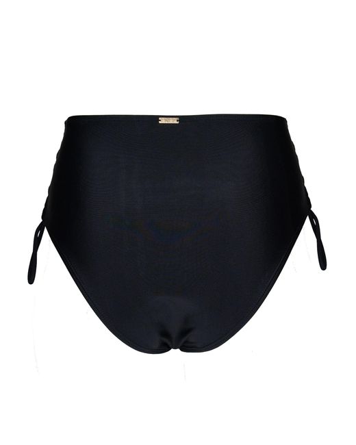 Enez Swim Blue Juliet High Waisted Adjustable Bikini Bottom