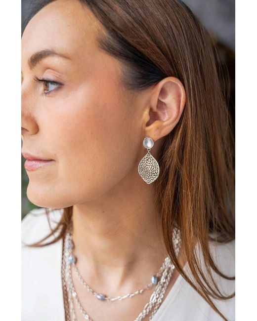 Loni Paul Jewelry Metallic Delicate Three Strand Necklace