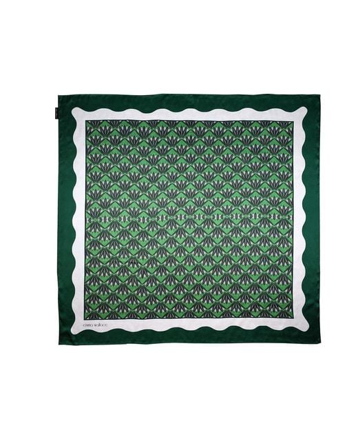Emma Wallace Green Chelonia Scarf
