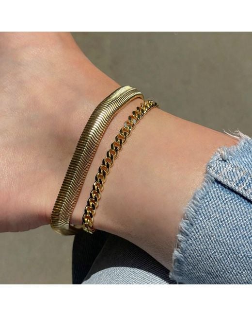 Argento Vivo Metallic The Eloise Anklet