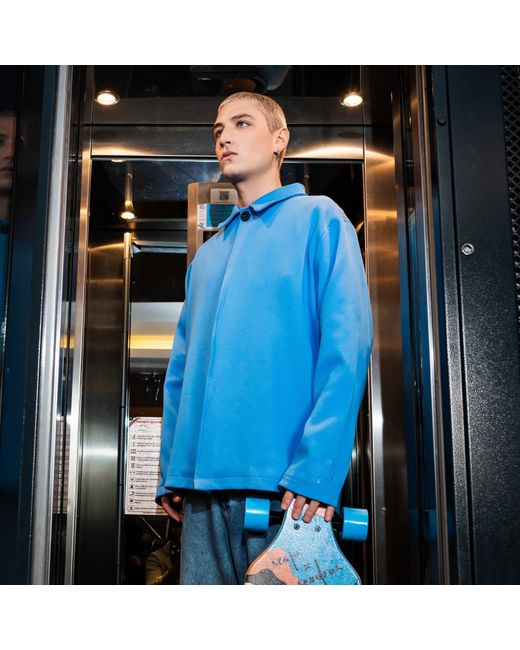 Sevdrus Blue Jacket Scops for men