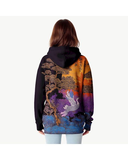 Aloha From Deer Blue Sunflight Oversize Hoodie