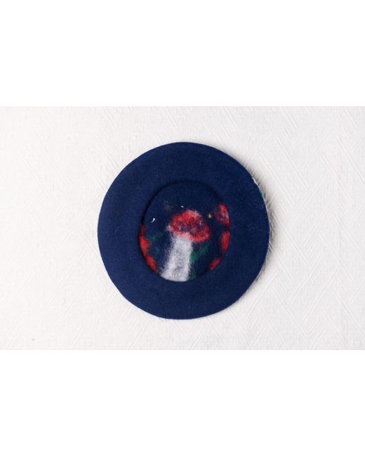 Heartfelt Layers Blue Midnight Mushroom Beret