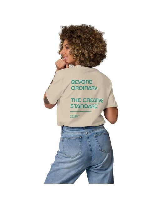Anchor and Crew Natural Neutrals Desert Dust Beyond Ordinary Creative Standard Organic Cotton T-Shirt