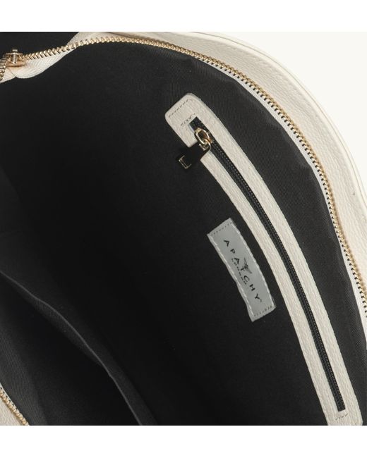 Apatchy London White Neutrals The Emma Stone Leather Bag