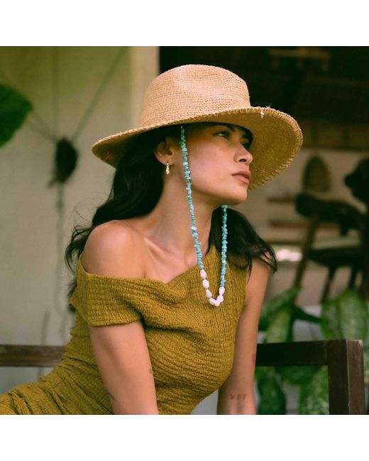 Shaded the Label Blue Oceana & Pearl Beaded Necklace