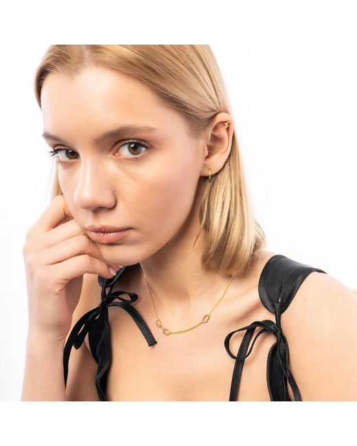 Spero London Metallic Sterling Chain & Link Necklace