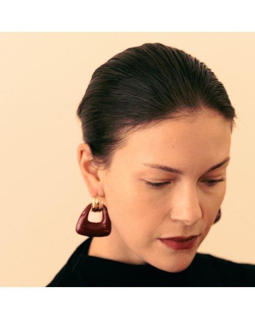 Retro Chic Metallic Ostuni Earrings