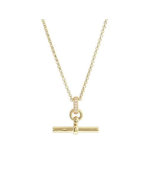 Hye Jane Jewelry Metallic Juliette T-Bar Necklace