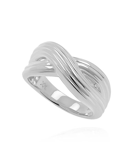 Cote Cache Metallic Infinity Ring