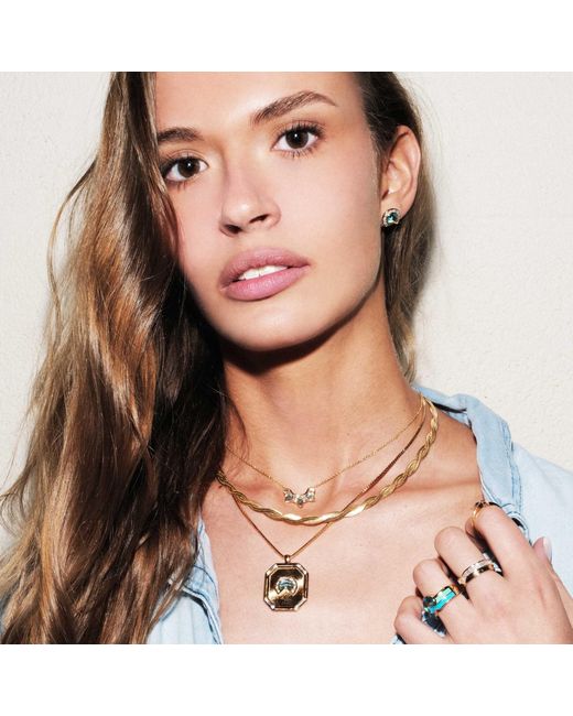Glamrocks Jewelry Metallic Seven Wonders Necklace