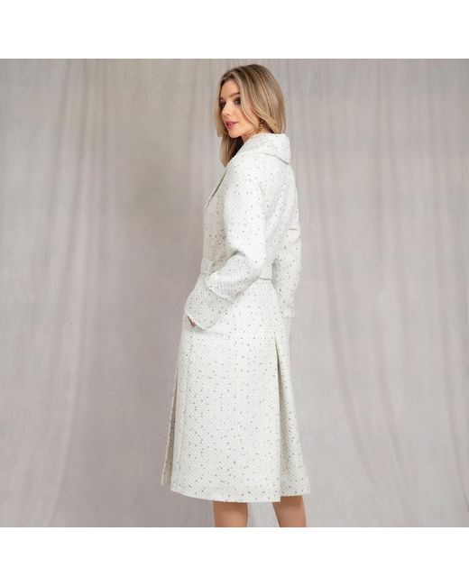 Alie Street London White Neutrals Sabrina Coat