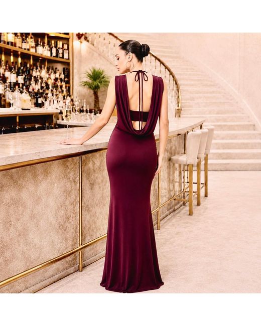 Monice London Red Amari Burgundy