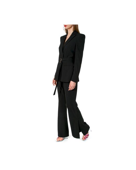 AGGI by HALEWSKI Black Camilla Neutral Flared Trousers -Long
