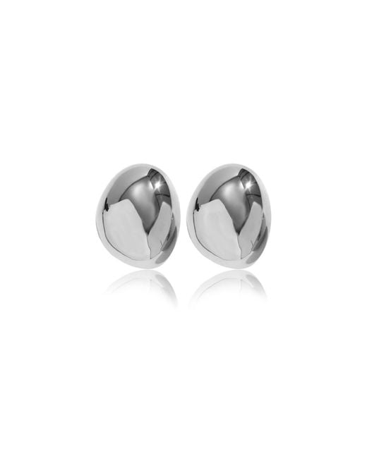 VIEA Gray Mona Dome Earrings