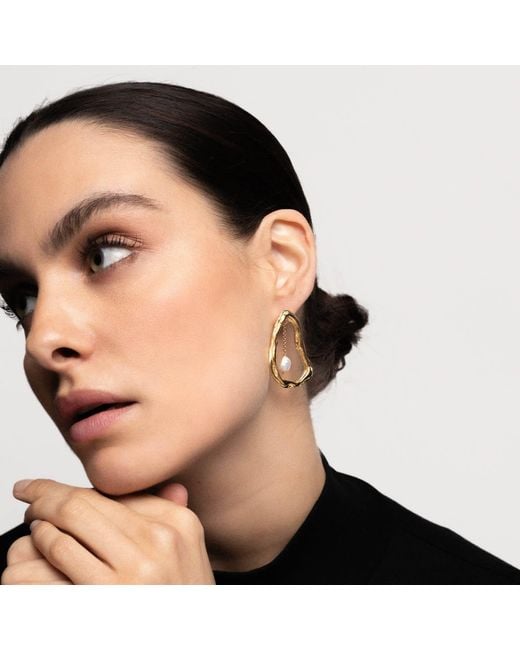 Lavani Jewels Multicolor Giselle Pearl Drop Earrings