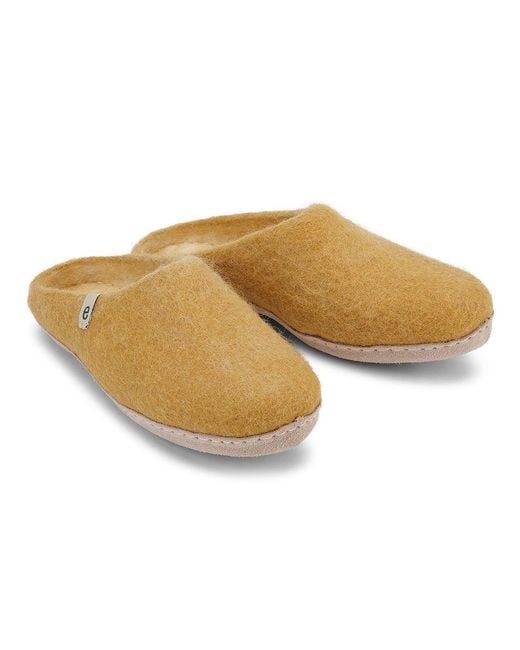 Egos Brown Mustard Slipper