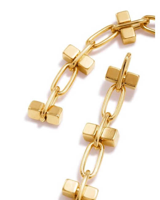 Jaredjamin Metallic Blockbuster Four Block Earrings