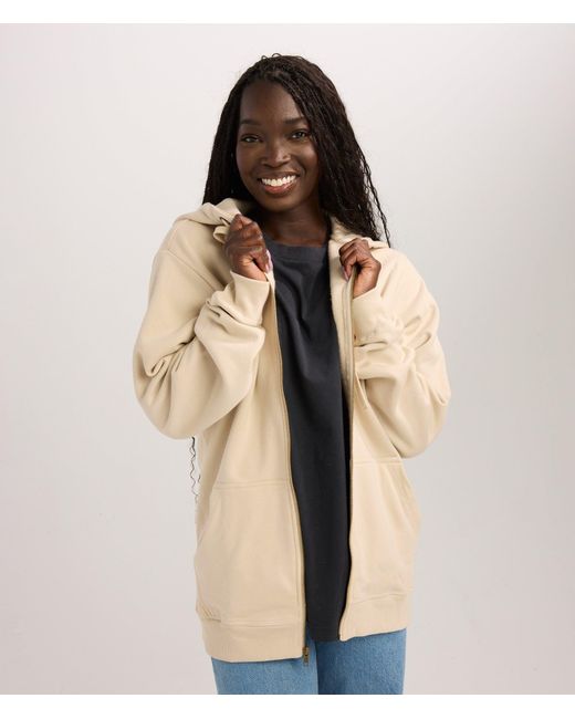 Known Supply Natural Neutrals 100% Organic Cotton Zip Hoodie