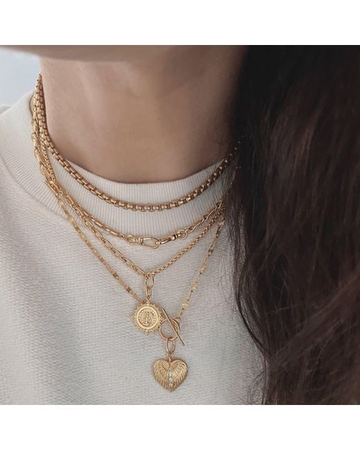 IN CAUDA VENENUM Metallic Milo Necklace