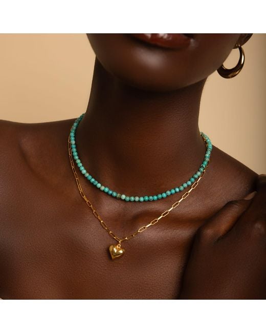 Seven Saints Blue Choker Necklace, Success And Good Fortune Amplifier
