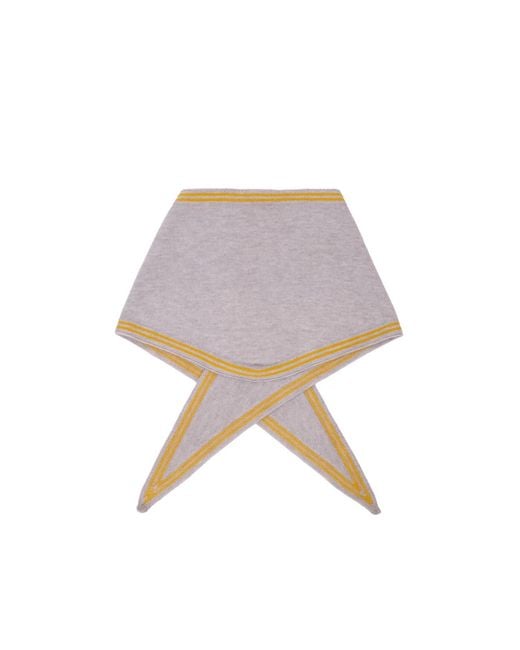 Saachi Purple Solid Triangle Scarf