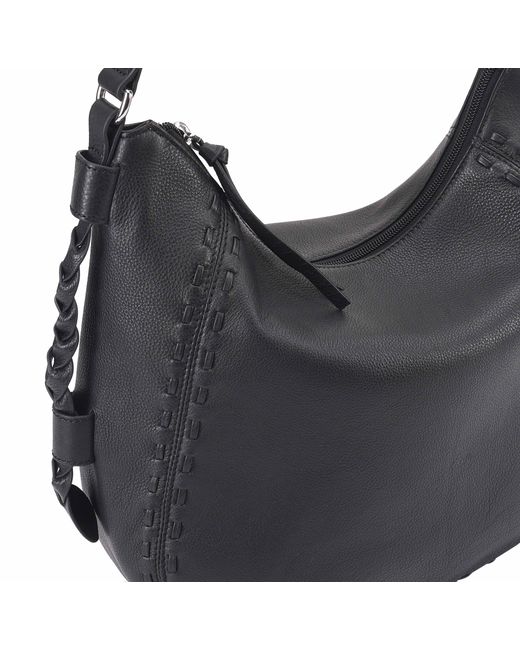 Lloyd Baker Black Penelope Leather Hobo/Shoulder Bag