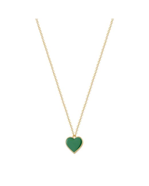 Rejected Hearts Club Metallic Single Hearted Girl Filled Necklace With Magnetic Clasp
