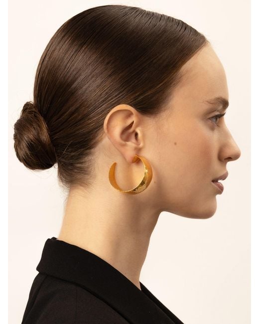 EVA REMENYI Metallic Rustic Earrings