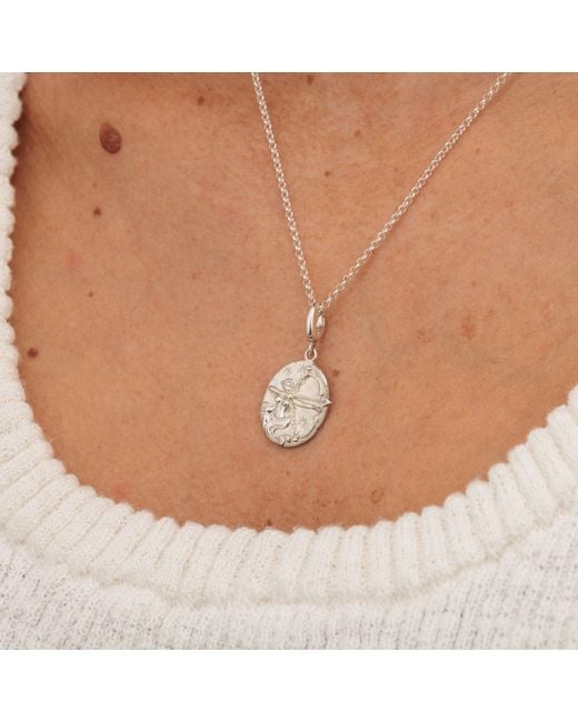 Lily Charmed Metallic Sterling Sagittarius Zodiac Charm Necklace