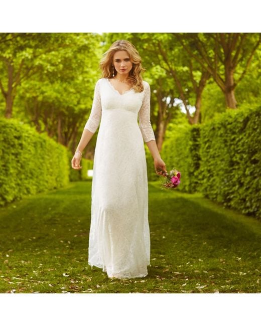 Alie Street London White Anya Lace Wedding Gown