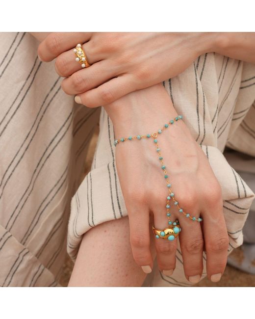 LINYA JEWELLERY Metallic Nomi Sahmeran Hand Chain