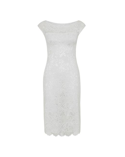 Alie Street London White Amber Lace Wedding Dress
