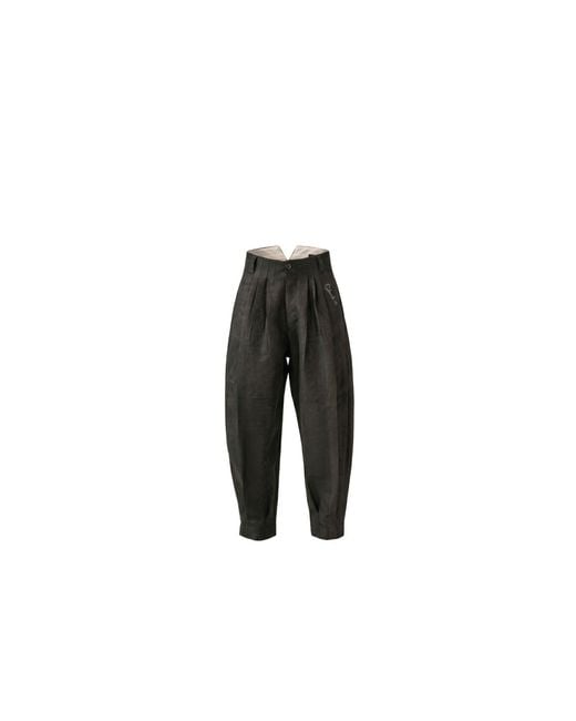 Collected Xx Black Fishtail Pants for men