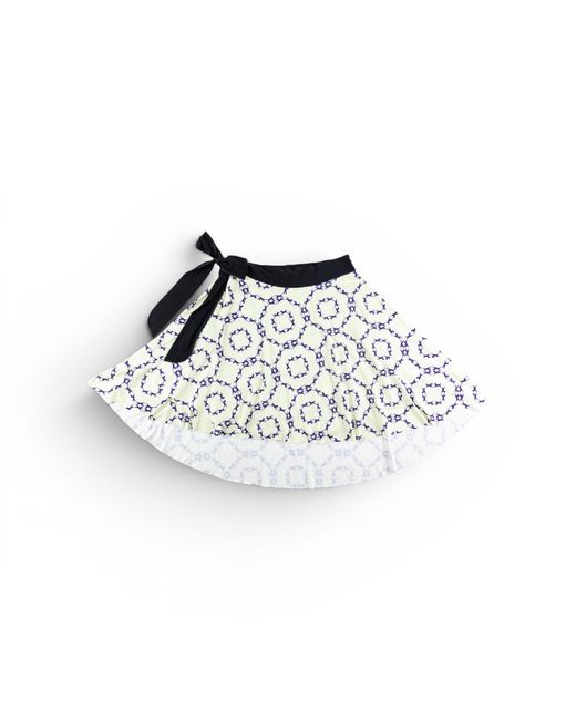 FORZA CAVALLO White Neutrals Classic Horse Wrap Skirt