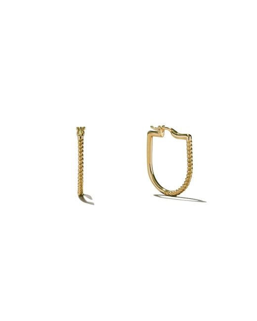 Onia Metallic Braided Everyday U-Hoops