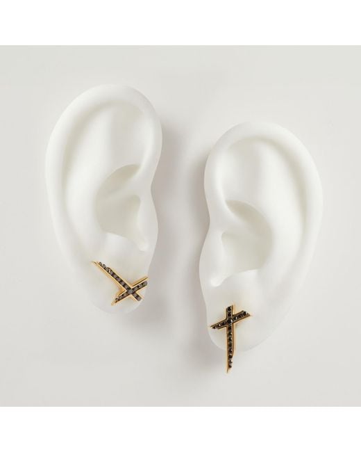 Kasun Metallic Lucky Star Earrings