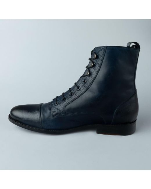 Zasta Studio Blue Sheel Boots for men