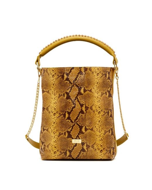 PLIK x HAYA Brown Midi Shoulder Crossbody Hobo Bag