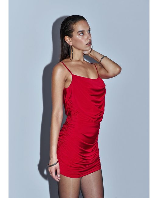 Khéla the Label Red Flirt Alert Mini Dress