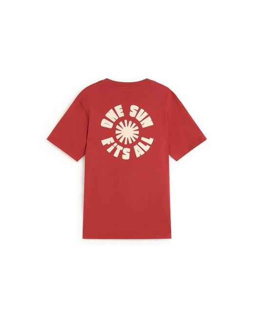 Thinking Mu Red One Sun Zach T-Shirt for men