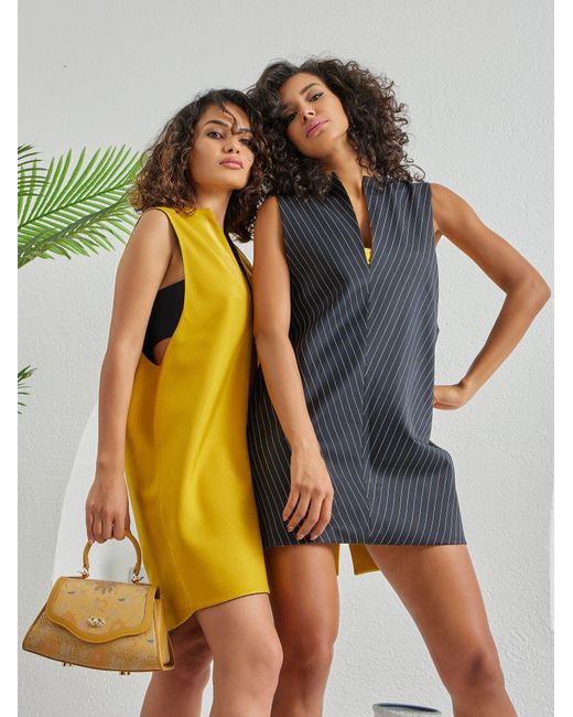 Lumina Eligma Blue Pear Reversible Dress