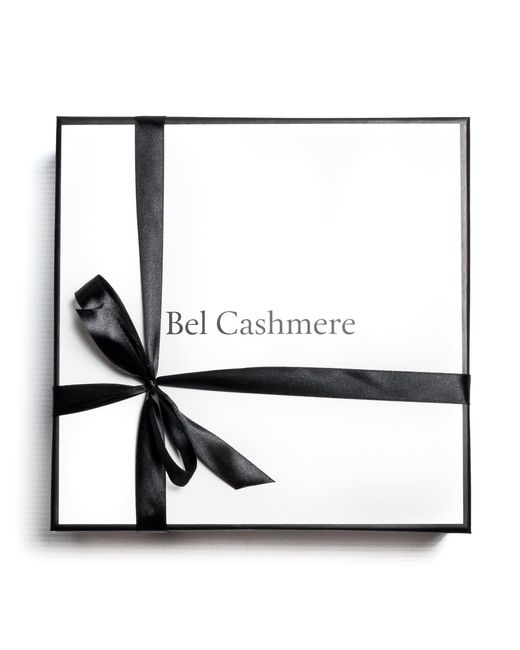 Bel Cashmere Gray Cable Cashmere Hat With Pon Pon