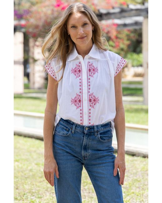 Bindu Pink Esmeralda Blouse