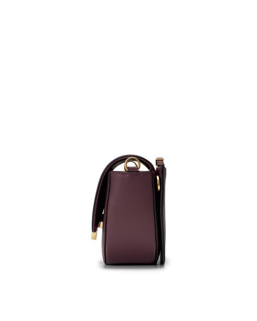 orYANY Purple Neutrals Lottie Saddle Crossbody