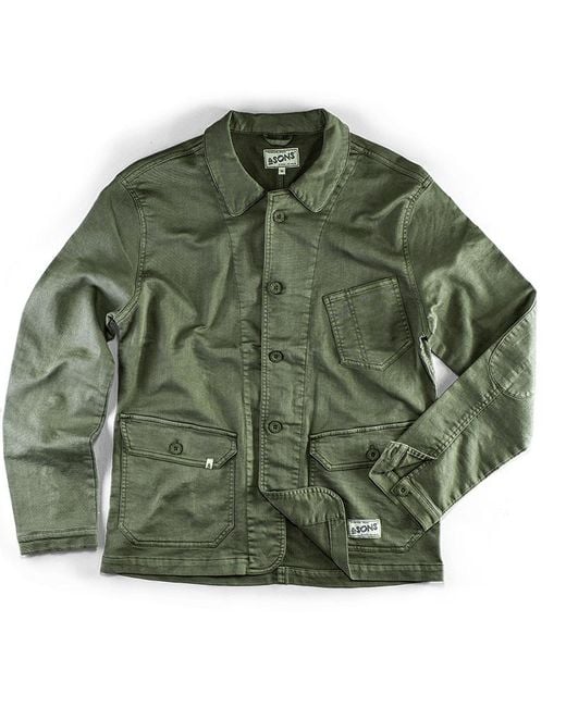 &SONS Trading Co Green Carver Jacket for men